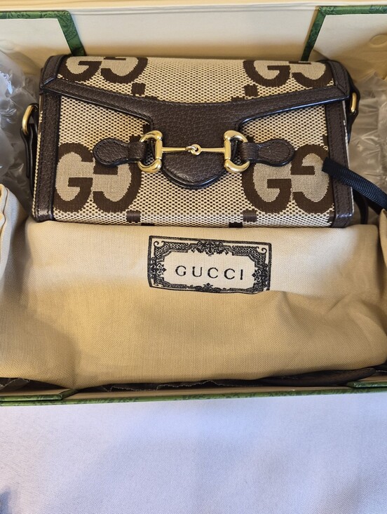 Gucci Handbags - Gucci Horsebit 1955 GG Supreme Small Shoulder/Crossbody Bag